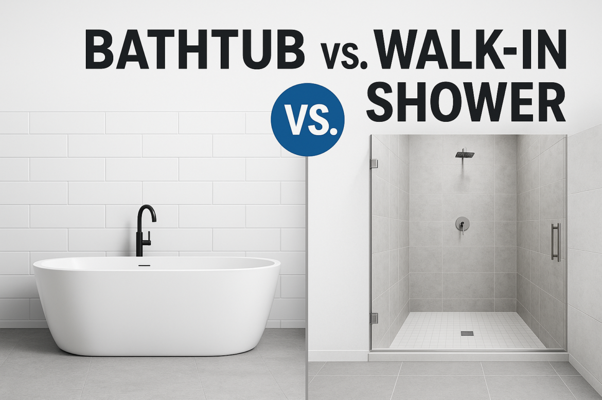 Bathtub vs. Walk-In Shower: What’s Best for Your Remodel?